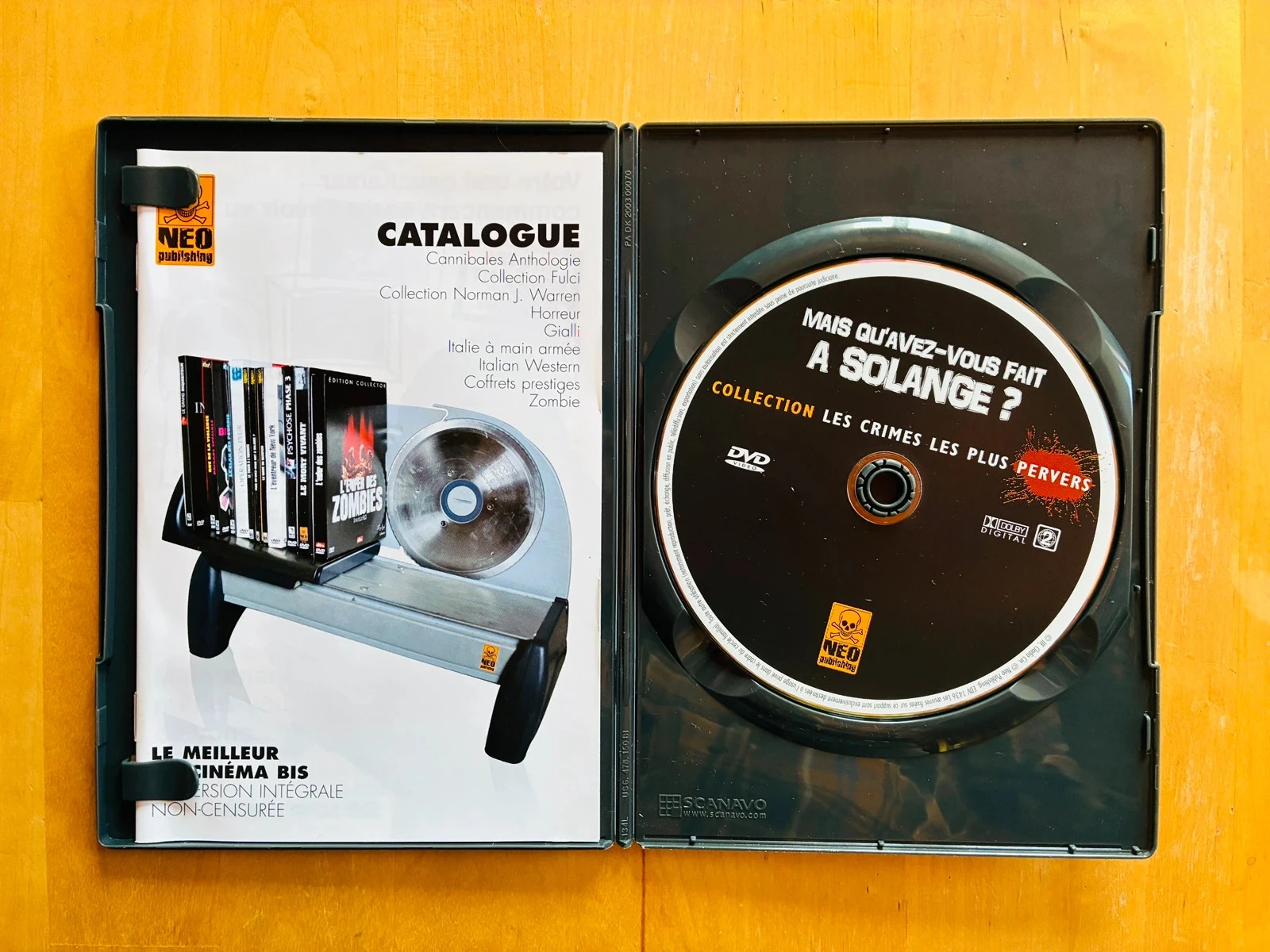DVD slim Pero, ¿qué le has hecho a Solange? Edición Neo Publishing. – photo 2